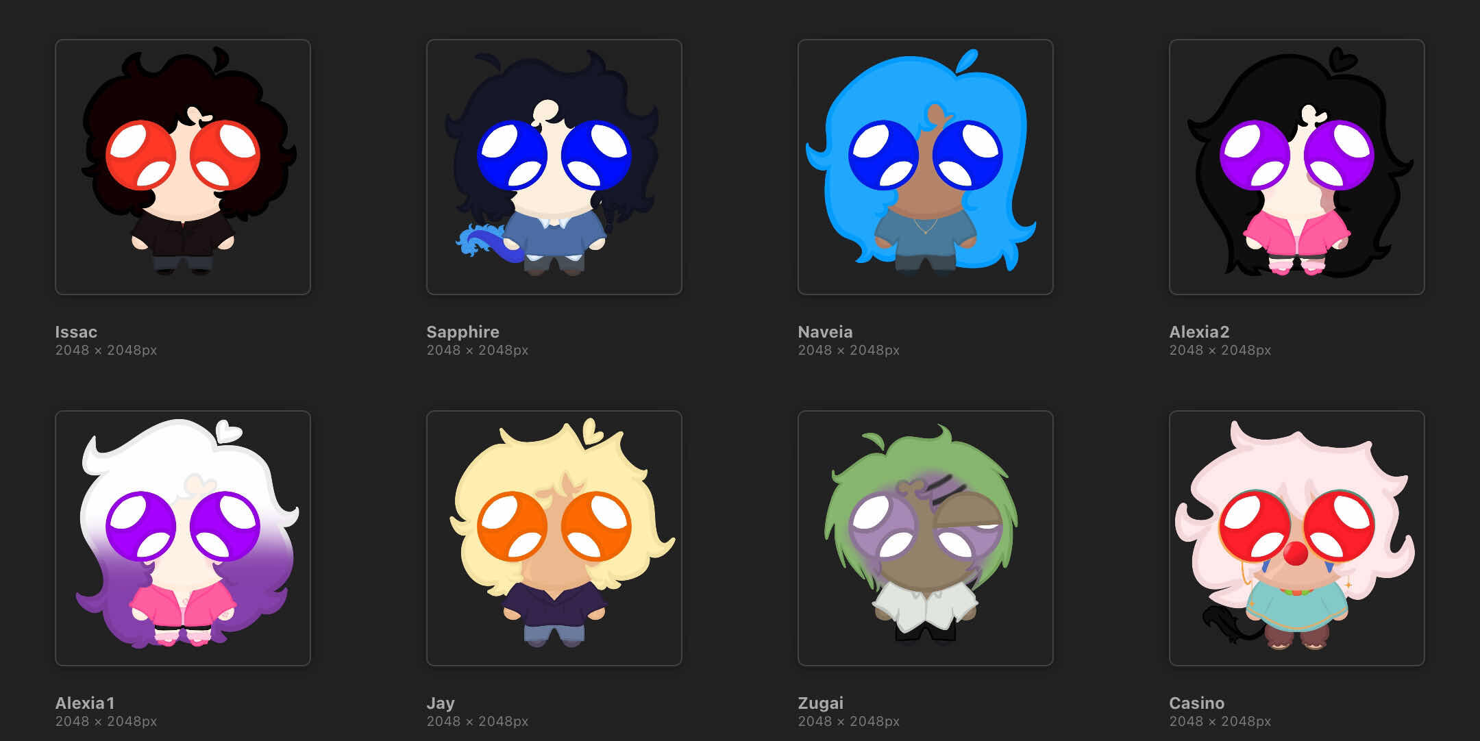 These were turned into keychains :)